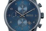 Hugo Boss Skymaster Chronograph Blue Dial Blue Mesh Bracelet Watch for Men - 1513836