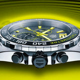 Tag Heuer Formula 1 Chronograph Grey Dial Silver Steel Strap Watch for Men - CAZ101AG.BA0842