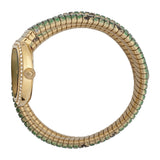 Just Cavalli Doppio Green Dial Multicolor Steel Strap Watch for Women - JC1L163M0055