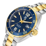 Tag Heuer Formula 1 Analog Blue Dial Two Tone Steel Strap Watch for Men - WAZ1120.BB0879
