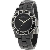 Marc Jacobs Black Dial Black Ceramic Strap Watch for Women - MBM9501