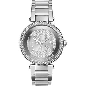 Michael Kors Parker Silver Dial Silver Steel Strap Watch for Women - MK5925