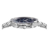 Salvatore Ferragamo Sapphire Chrono Blue Dial Silver Steel Strap Watch for Men - SFME01123