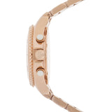 Marc Jacobs Rock Chronograph Rose Gold Dial Rose Gold Steel Strap Watch for Women - MBM3156