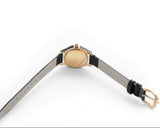 Marc Jacobs Blade Black Dial Black Leather Strap Watch for Women - MBM1159