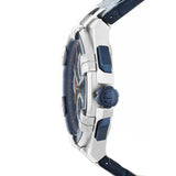 Maurice Lacroix Aikon Chronograph Blue Dial Blue Leather Strap Watch For Men - AI1018-SS001-432-4