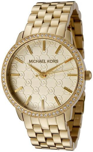 Michael Kors Argyle Glitz Rose Gold Dial Rose Gold Steel Strap Watch For Women - MK3120