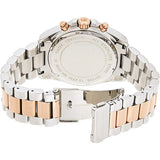 Michael Kors Bradshaw Blue Dial Two Tone Steel Strap Watch for Women - MK5606