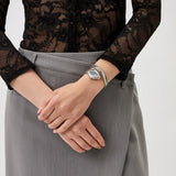 Just Cavalli Ferocious Blue Dial Silver Steel Strap Watch for Women - JC1L306M0015