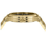 Salvatore Ferragamo F-80 Classic Black Dial Gold Steel Strap Watch for Men - SFHY00821