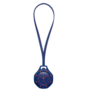 Swatch x AP Royal Pop Blue Dial Blue Leather Lanyard Watch for Men - Orenji Hachi
