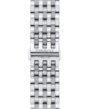 Tissot T Classic Bridgeport Black Dial Silver Steel Strap Watch For Men - T097.410.11.058.00