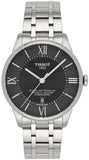Tissot T Classic Chemin Des Tourelles Chronometer Black Dial Silver Steel Strap Watch For Men - T099.408.11.058.00