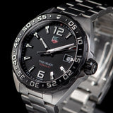Tag Heuer Formula 1 Quartz Black Dial Silver Steel Strap Watch for Men - WAZ1110.BA0875