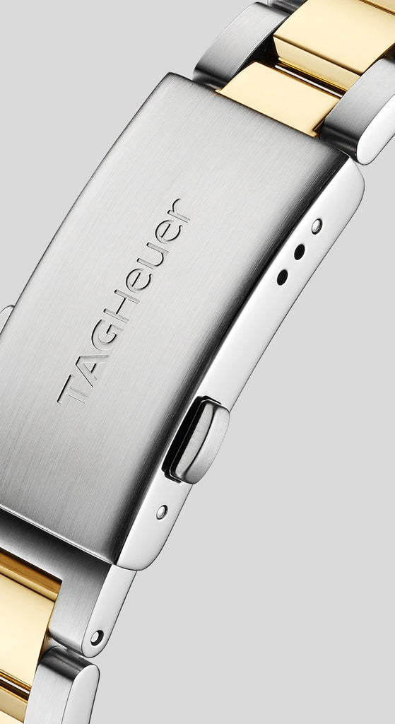 Tag Heuer Aquaracer Diamonds Mother of Pearl Dial Two Tone Steel Strap Watch for Women - WBD1323.BB0320