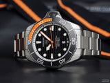 Tag Heuer Aquaracer Professional 1000 Superdiver Automatic Black Dial Silver Steel Strap Watch for Men - WBP5A8A.BF0619