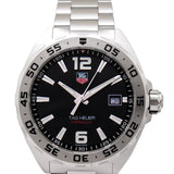 Tag Heuer Formula 1 Black Dial Silver Steel Strap Watch for Men - WAZ1112.BA0875