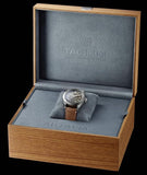 Tag Heuer Autavia Isograph Grey Dial Calfskin Brown Leather Strap Watch for Men - WBE5111.FC8267