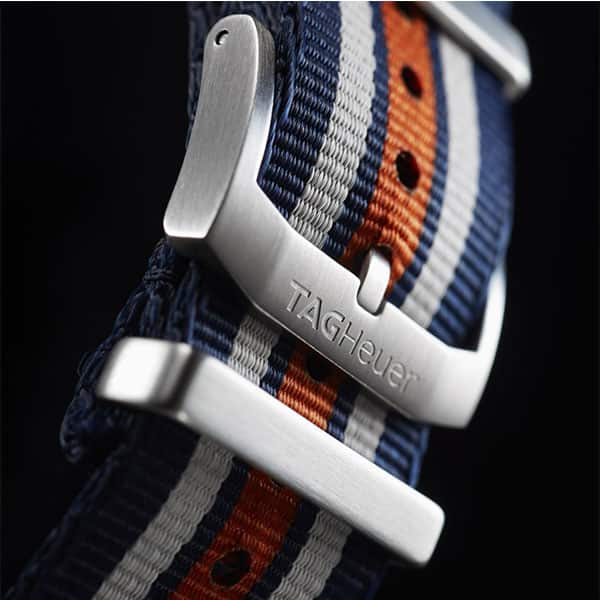 Tag Heuer Formula 1 Quartz Chronograph Blue Dial Two Tone NATO Strap Watch for Men - CAZ1010.FC8196