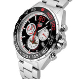 Tag Heuer Formula 1 Indy 500 Special Edition Black Dial Silver Steel Strap Watch for Men - CAZ101V.BA0842