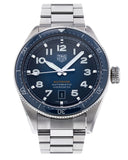 Tag Heuer Autavia Automatic Blue Dial Silver Steel Strap Watch for Men - WBE5116.EB0173