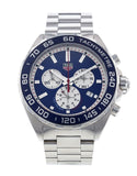 Tag Heuer Formula 1 Blue Dial Silver Steel Strap Watch for Men - CAZ1018BA0842