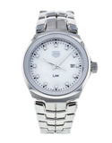 Tag Heuer Link Quartz Diamonds Mother of Pearl Dial Silver Steel Strap Watch for Women - WBC1312.BA0600