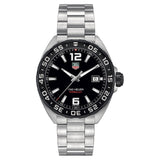 Tag Heuer Formula 1 Quartz Black Dial Silver Steel Strap Watch for Men - WAZ1110.BA0875