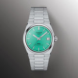 Tissot PRX Powermatic 80 Automatic Mint Green Dial Silver Steel Strap Watch for Men - T137.407.11.091.01
