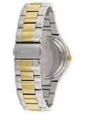 Guess Viva Diamonds Silver Dial Two Tone Steel Strap Watch for Women - W0111L5