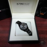 Tag Heuer Carrera Special Edition 39mm Black Dial Black Steel Strap Watch for Women - WAR1113.BA0602