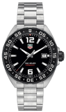 Tag Heuer Formula 1 Quartz Black Dial Silver Steel Strap Watch for Men - WAZ1110.BA0875