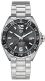Tag Heuer Formula 1 Calibre 5 Chronograph Anthracite Dial Silver Steel Strap Watch for Men - WAZ2011.BA0842