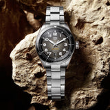 Tag Heuer Autavia Automatic Grey Dial Silver Steel Strap Watch for Men - WBE5114.EB0173