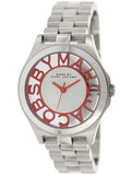 Marc Jacobs Henry Silver Dial Silver Steel Strap Watch for Women - MBM3294