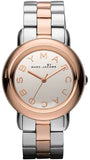 Marc Jacobs Marc Silver Dial Two Tone Steel Strap Watch for Women- MBM3170