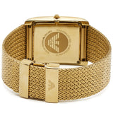 Emporio Armani Mother of Pearl Dial Gold Mesh Bracelet Watch For Men - AR2016