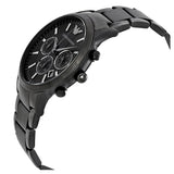 Emporio Armani Classic Chronograph Black Dial Black Steel Strap Watch For Men - AR2453