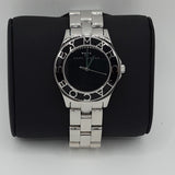 Marc Jacobs Blade Black Dial Silver Steel Strap Watch for Women - MBM3058