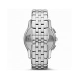 Emporio Armani Classic Chronograph Black Dial Silver Steel Strap Watch For Men - AR1786