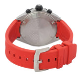 Tag Heuer Formula 1 Chronograph Red Dial Red Rubber Strap Watch for Men - CAZ101AN.FT8055