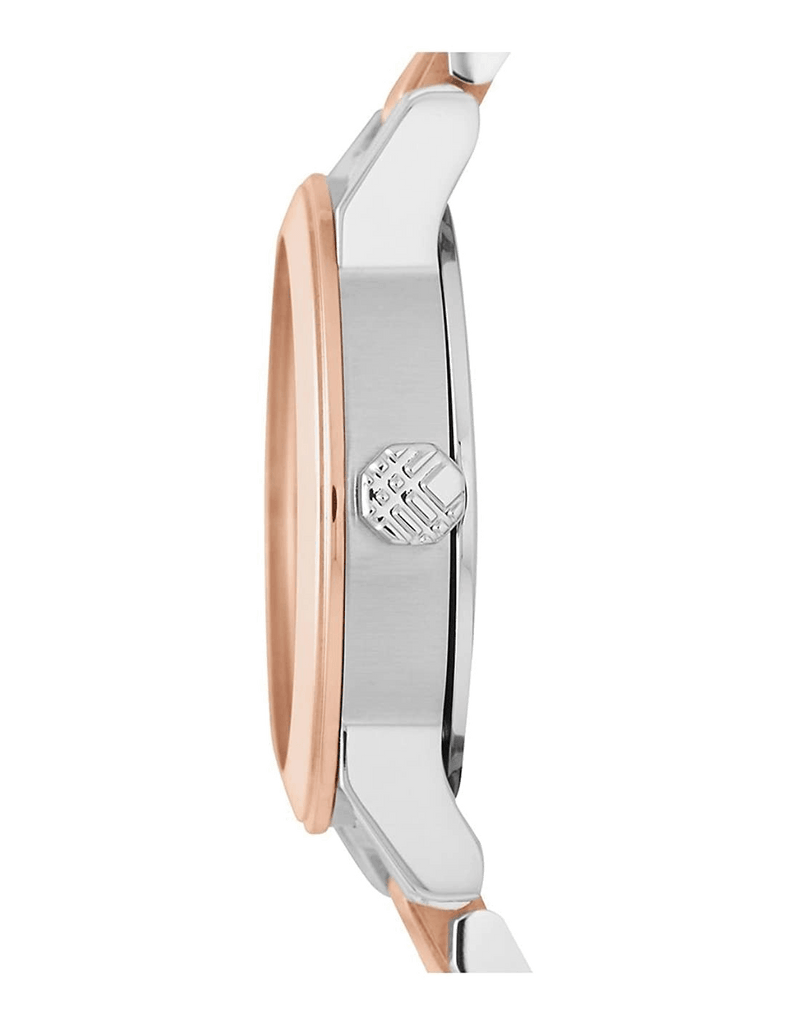 Burberry The City Silver Dial Two Tone Steel Strap Watch for Women - BU9214