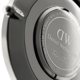 Daniel Wellington Classic Sheffield Black Dial Black Leather Strap Watch For Men - DW00100133
