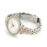 Michael Kors Cinthia Mother of Pearl Dial Two Tone Steel Strap Watch For Women - MK3831