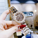 Michael Kors Bryn Chronograph Rose Gold Dial Rose Gold Steel Strap Watch For Women - MK7200