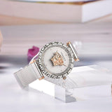 Versace Palazzo Empire Silver Dial Silver Mesh Bracelet Watch for Women - VEDV00419