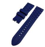 Emporio Armani Chronograph Blue Dial Blue Rubber Strap Watch For Men - AR5864