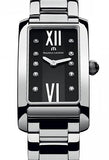 Maurice Lacroix Fiaba Black Dial Silver Steel Strap Watch for Women - FA2164-SS002-350