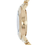 Marc Jacobs Amy Blue Dial Gold Steel Strap Watch for Women - MBM3303