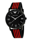 Emporio Armani Kappa Black Dial Two Tone NATO Strap Watch For Men - AR11015